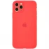 Чехол Silicone Case с защитой камеры для Apple iPhone 12 Pro (6.1") – Оранжевый / Pink citrus. Фото 1 из 1