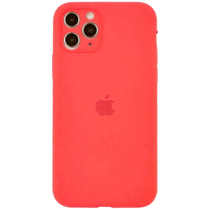 

Чехол Silicone Case с защитой камеры для Apple iPhone 12 Pro Max (6.7") (Оранжевый / Pink citrus), Помаранчевий / pink citrus