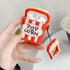 Силіконовий футляр Food для навушників AirPods 1/2 + кільце – Поп-корн. Фото 2 з 2