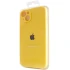 Чехол Silicone Case с защитой камеры для Apple iPhone 15 Plus (6.7") – Желтый / Yellow. Фото 14 из 14