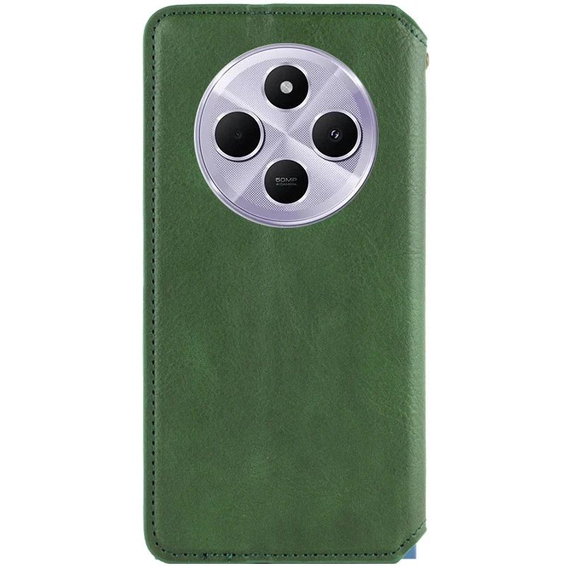 Чехол книжка GETMAN кубик для Xiaomi Redmi A4 – Зеленый. Фото 2 из 7