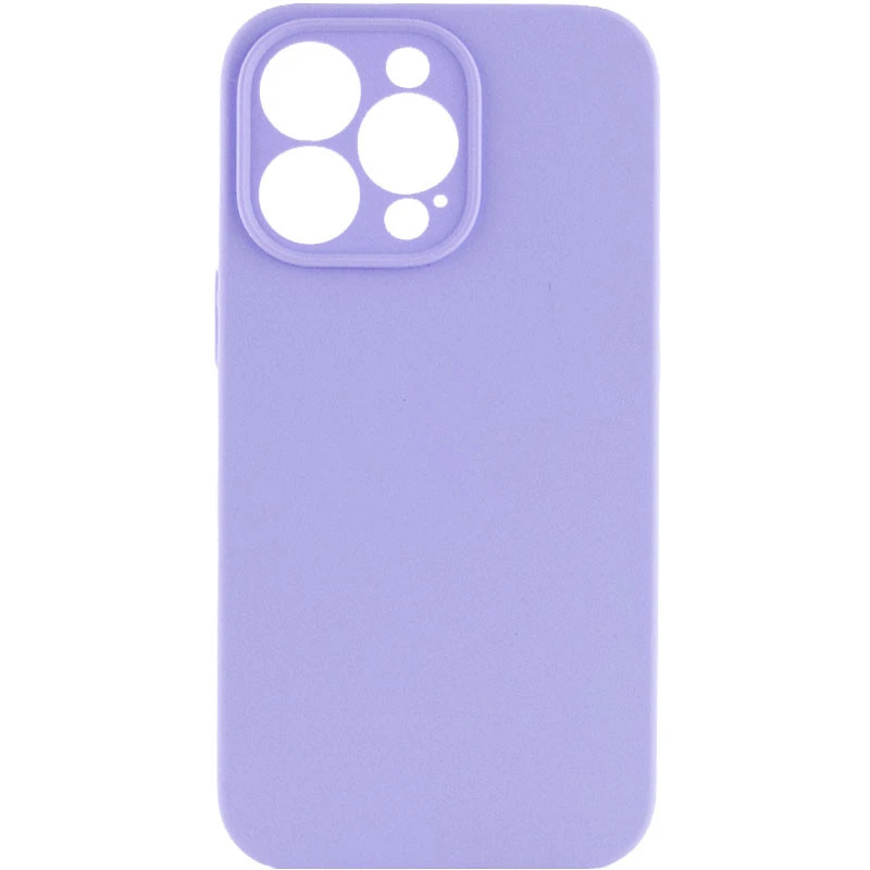 Чохол з закритим низом Silicone Case на Apple iPhone 17 (6.3") – Бузковий / Dasheen. Фото 1 з 2