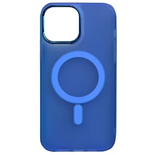 Кольоровий TPU+PC з MagSafe на Apple iPhone 13 Pro Max (6.7") — Blue