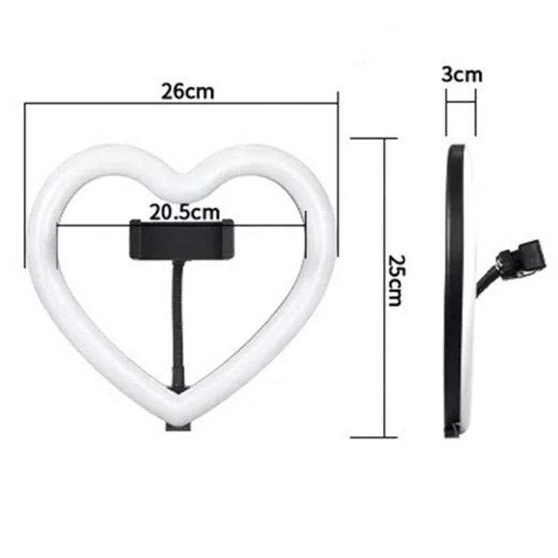 Кільцева LED-лампа JM26-10 – Серденько. Фото 4 з 7