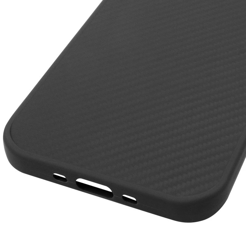 TPU чохол Carbon Protective with Magsafe для Apple iPhone 17 Air (6.5") – Black. Фото 8 з 8