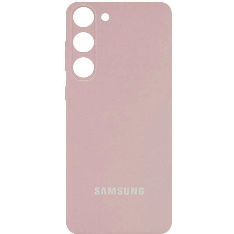 

Чохол Silicone Case з закритим низом та захистом камери на Samsung Galaxy S23+ (Рожевий / Pink Sand)