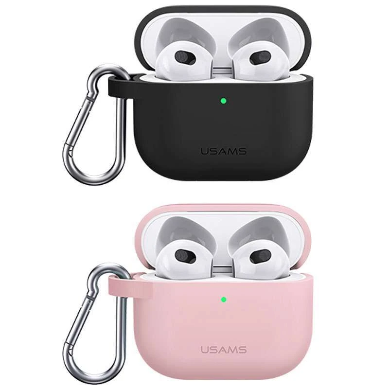 

Силіконовий футляр USAMS US-BH741 Silicone Protective Cover для навушників AirPods 3