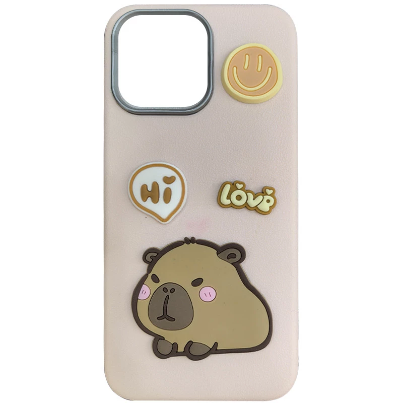 Чохол Labubu Toys для Xiaomi Poco C75 – Capybara / Pink. Фото 1 з 1