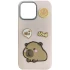 Чохол Labubu Toys для Xiaomi Redmi Note 14 5G – Capybara / Pink. Фото 1 з 1