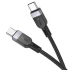 Дата кабель Hoco X109 Energy silicone Type-C to Type-C 60W (3m) – Black. Фото 4 из 5