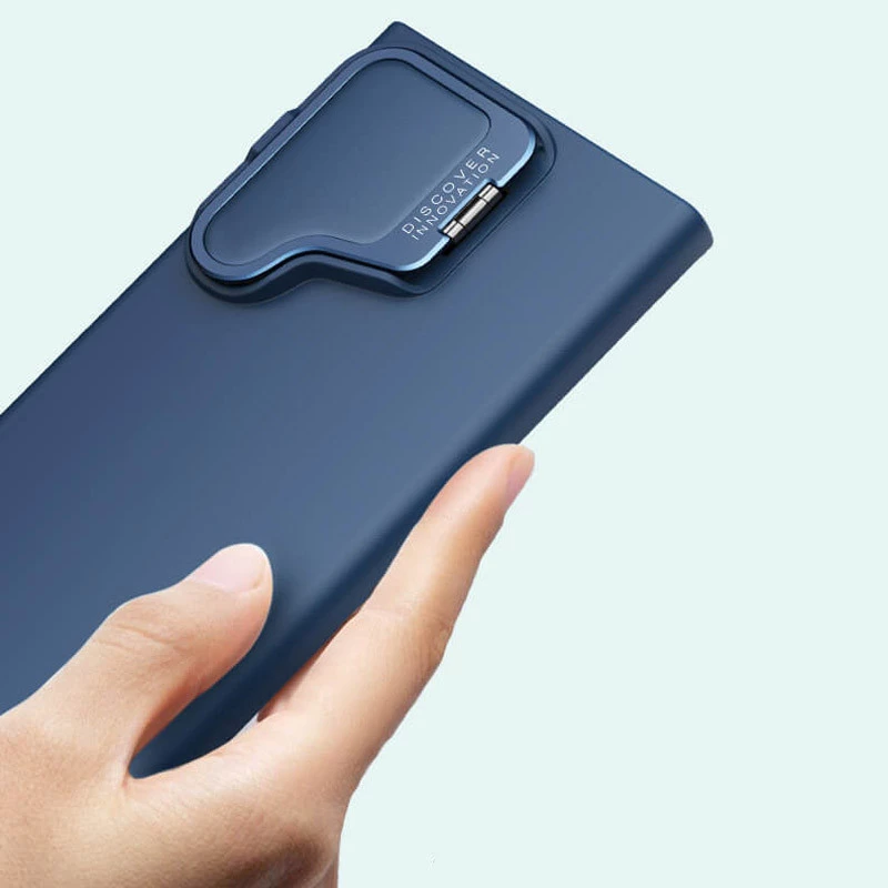 Силиконовая накладка Nillkin Camshield Silky Prop для Samsung Galaxy S24 Ultra – Blue. Фото 14 из 14