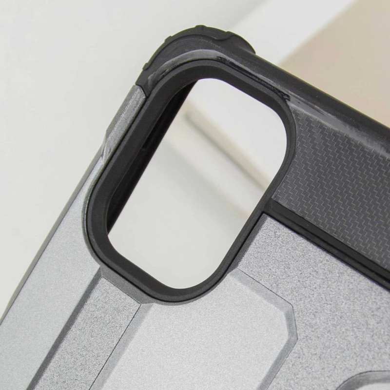 Протиударний чохол з посиленими кутами Immortal на Samsung Galaxy A07 – Метал / Gun Metal. Фото 6 з 6