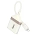 Перехідник Hoco UA40 Crystal 2in1 Lightning to SD/TF (0.15m) – Apricot. Фото 2 з 5