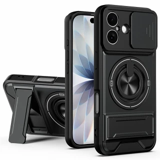 Ударостійкий чохол Camshield StandRing case для Apple iPhone 17 (6.3") фото 1 з 3