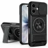 Ударостійкий чохол Camshield StandRing case для Apple iPhone 17 (6.3") – Black. Фото 1 з 3