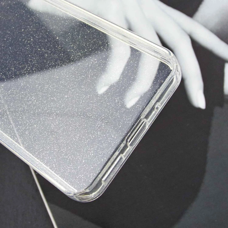 Прозрачный чехол с блестками Xiaomi Redmi 9C – Clear. Фото 8 из 8