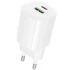 МЗП Borofone BA104A Pudding PD20W+QC3.0 (1USB-A/1C) – White. Фото 1 з 6