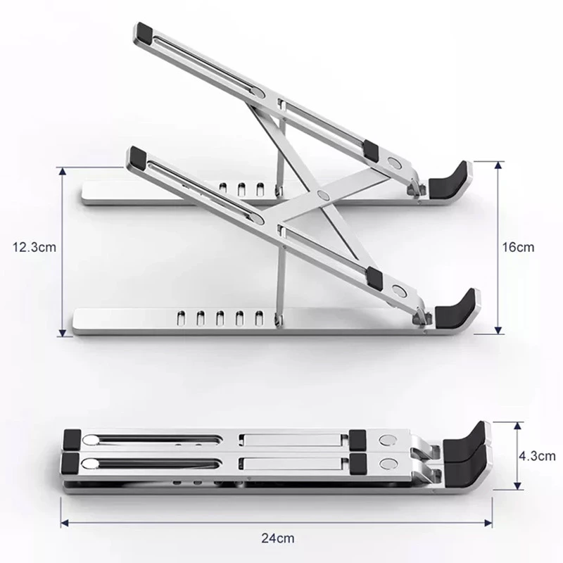 Підставка для ноутбуку WIWU S400 Laptop stand – silver. Фото 5 з 7