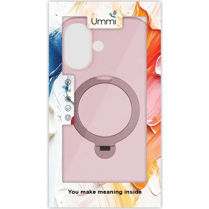 Чехол Ummi Colorful with MagSafe HQ Ring для Apple iPhone 17 (6.3") – Pink. Фото 6 из 9
