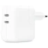 МЗП 35W Dual Power Adapter for Apple (2USB-C) (AAA) (box) – White. Фото 1 з 4