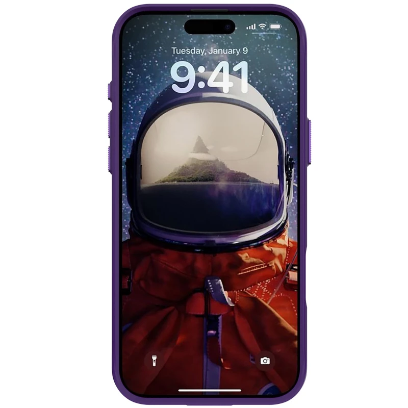 TPU+PC чохол Space Taurustar Magsafe with kickstand для Apple iPhone 16 Pro – Deep Blue. Фото 4 з 5