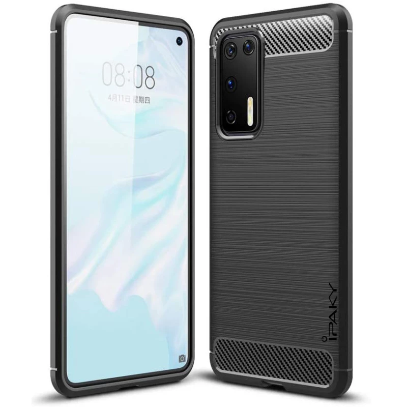 

Силіконовий чохол iPaky Slim на Huawei P40 (Чорний)