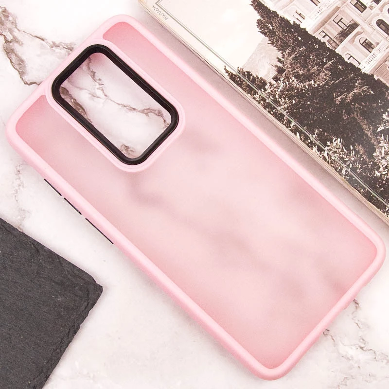 Чехол TPU+PC Lyon Frosted на Xiaomi Redmi Note 8 Pro – Pink. Фото 5 из 7
