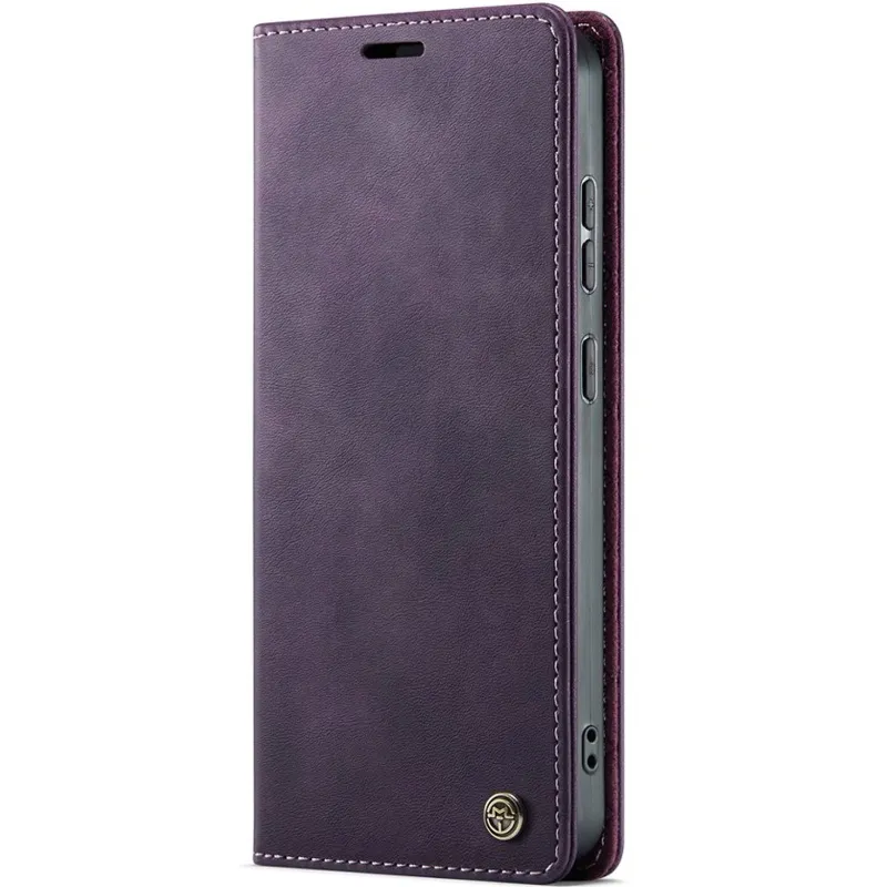 Шкіряний чохол-книжка CaseMe Velvet Matte для Samsung Galaxy S26 FE – Purple. Фото 1 з 5