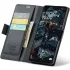 Шкіряний чохол-книжка CaseMe Nappa leather для Xiaomi Redmi Note 12S – Black. Фото 5 з 6