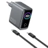 МЗП WIWU CHG300 Voyager PD100W+QC3.0 (1USB-A/2C) + кабель Type-C to Type-C – Grey. Фото 2 з 4