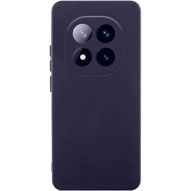Чехол Silicone Case Lakshmi Premium з закритою камерою на Xiaomi Redmi Note 15 4G/5G (EU) – Серый / Dark Gray. Фото 1 из 1