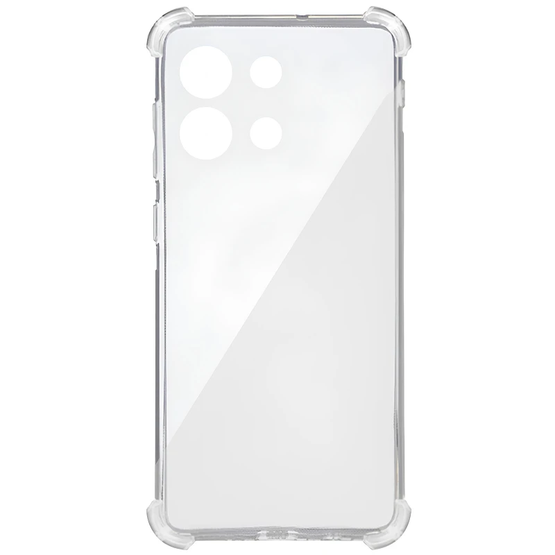 Ультратонкий силіконовий чохол GETMAN з критими бортами та камерою для OnePlus Nord 3 – Безбарвний (прозорий). Фото 8 з 8