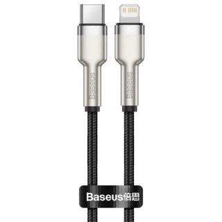 Дата кабель Baseus Cafule Series Metal Type-C to Lightning PD 20W (0.25m) (CATLJK-0) фото 1 з 4
