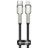 Дата кабель Baseus Cafule Series Metal Type-C to Lightning PD 20W (0.25m) (CATLJK-0) – Black. Фото 1 з 4