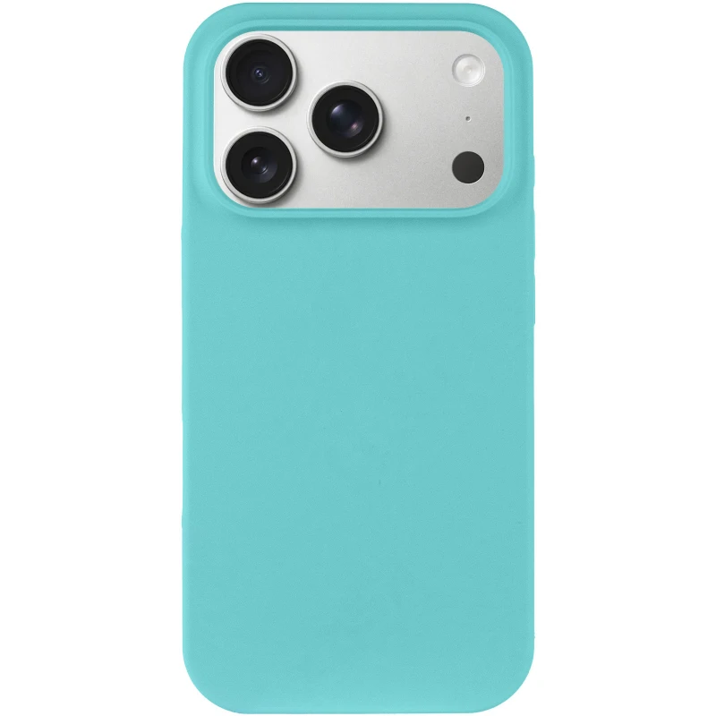 Чохол з закритим низом Silicone Case на Apple iPhone 17 Pro Max (6.9") – Бірюзовий / Marine Green. Фото 2 з 2