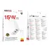 МЗП Borofone BA105A Stellar 15W (2USB-A/1C) + кабель USB to MicroUSB – White. Фото 2 з 3