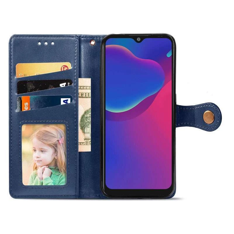 Чохол-книжка GETMAN Gallant  на ZTE Blade V2020 Smart – Синій. Фото 4 з 5