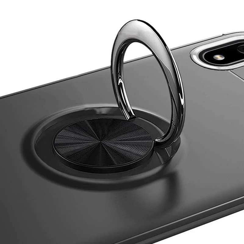 Чохол Deen ColorRing з кільцем на Xiaomi Redmi 7A – Чорний / Чорний. Фото 2 з 8