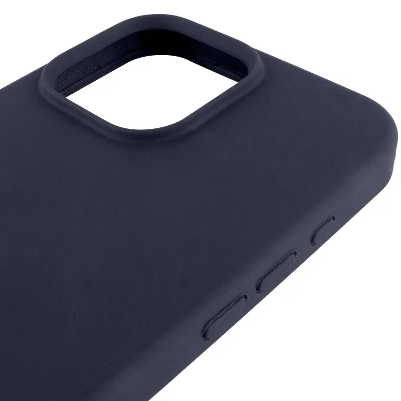Чехол Silk Full Protective (AA) NO LOGO для Apple iPhone 16 Pro Max – Темно-синий / Midnight blue. Фото 11 из 12