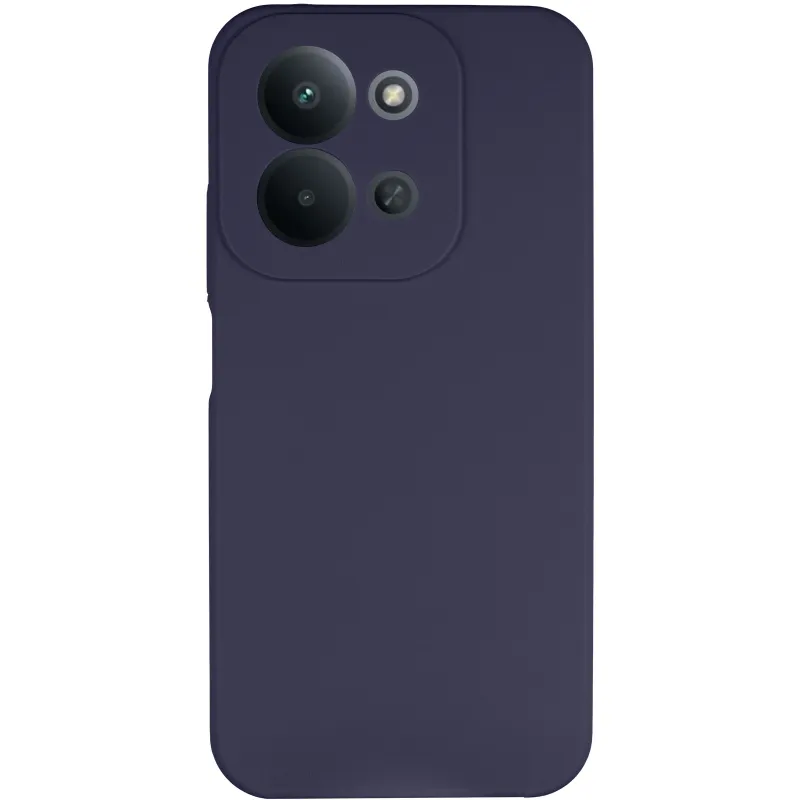 Чехол Silicone Case Lakshmi Premium з закритою камерою на Xiaomi Redmi 15C (Global) – Темно-синий / Midnight blue. Фото 3 из 6