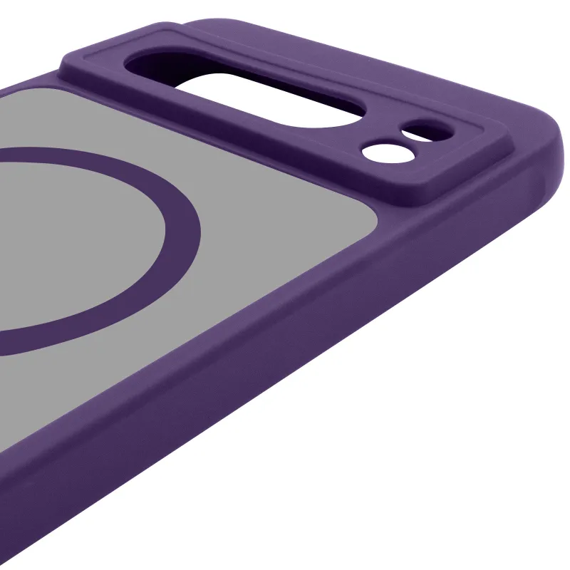 Чехол TPU Bloom with Magnetic Fit для Google Pixel 8 Pro – Purple. Фото 6 из 7