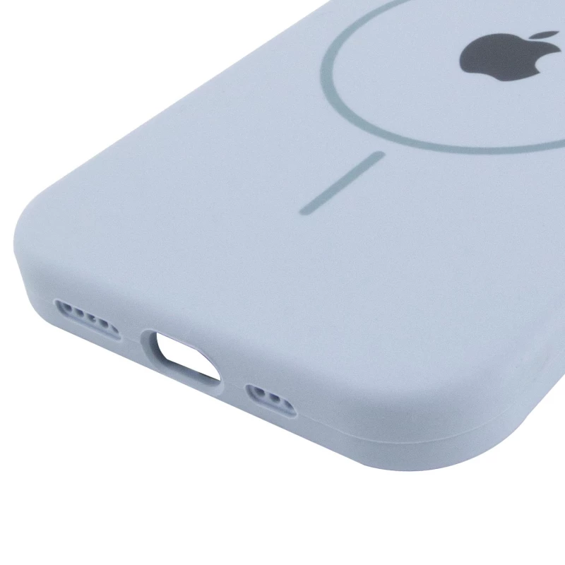 Чохол Silicone Armor Max with MagSafe для Apple iPhone 15 Plus (6.7") – Блакитний / Lilac Blue. Фото 6 з 6