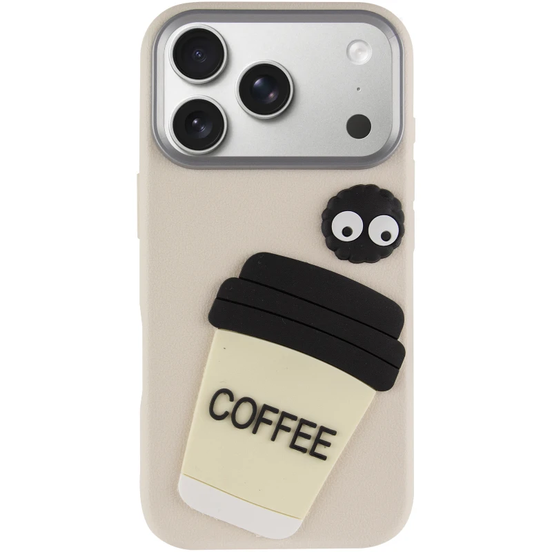 Чохол Labubu Toys для Apple iPhone 17 Pro Max (6.9") – Coffee / Sand. Фото 3 з 6