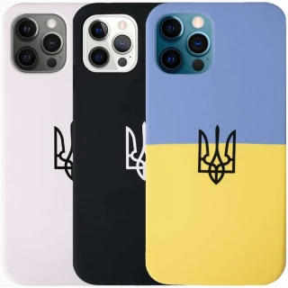 Патріотичний чохол Silicone Case на Apple iPhone 12 Pro Max (6.7") фото 1 Патріотичний чохол Silicone Case на Apple iPhone 12 Pro Max (6.7") фото 1 з 2