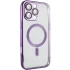 Хромовий TPU чохол з MagSafe на Samsung Galaxy S24+ – Purple. Фото 1 з 1