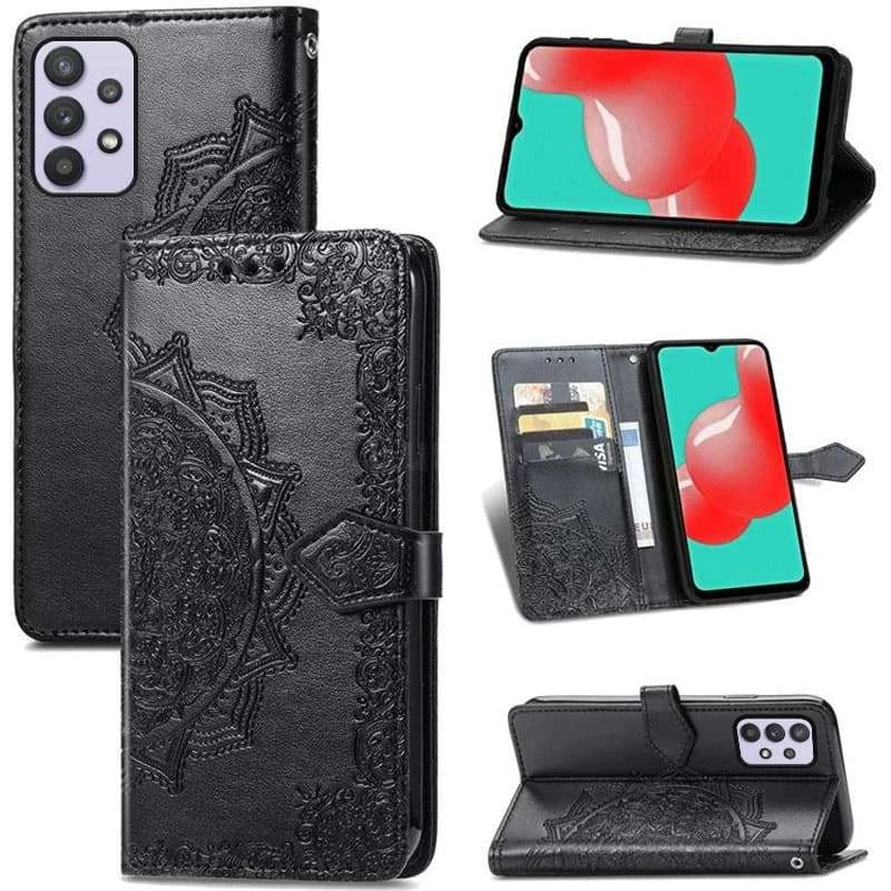 Кожаный чехол-книжка Art Case с визитницей для Samsung Galaxy A33 5G – Черный. Фото 2 из 6