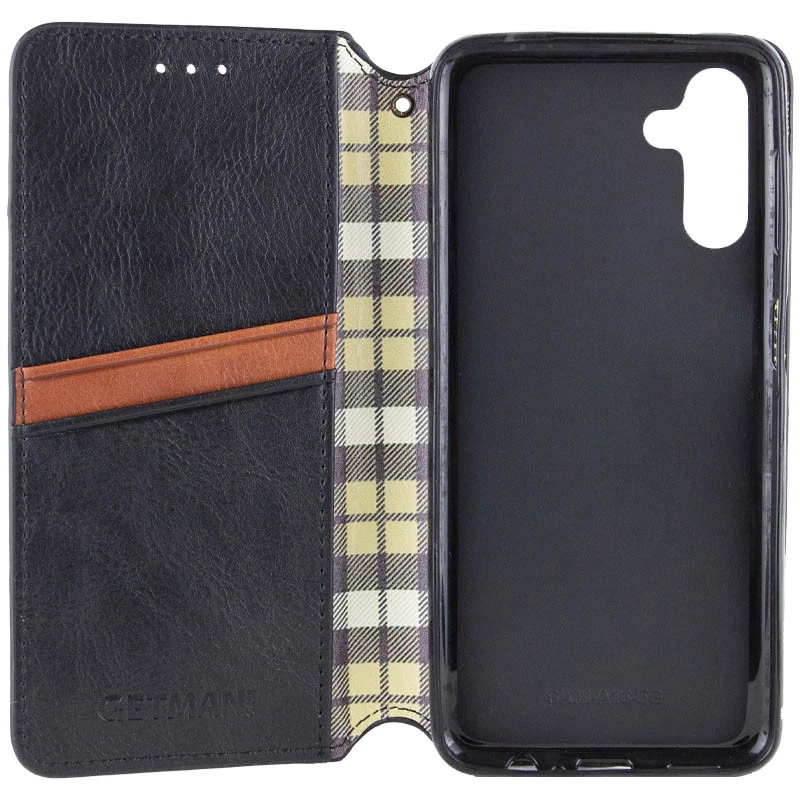 Чохол книжка GETMAN кубик для Samsung Galaxy A25 5G – Чорний. Фото 4 з 8