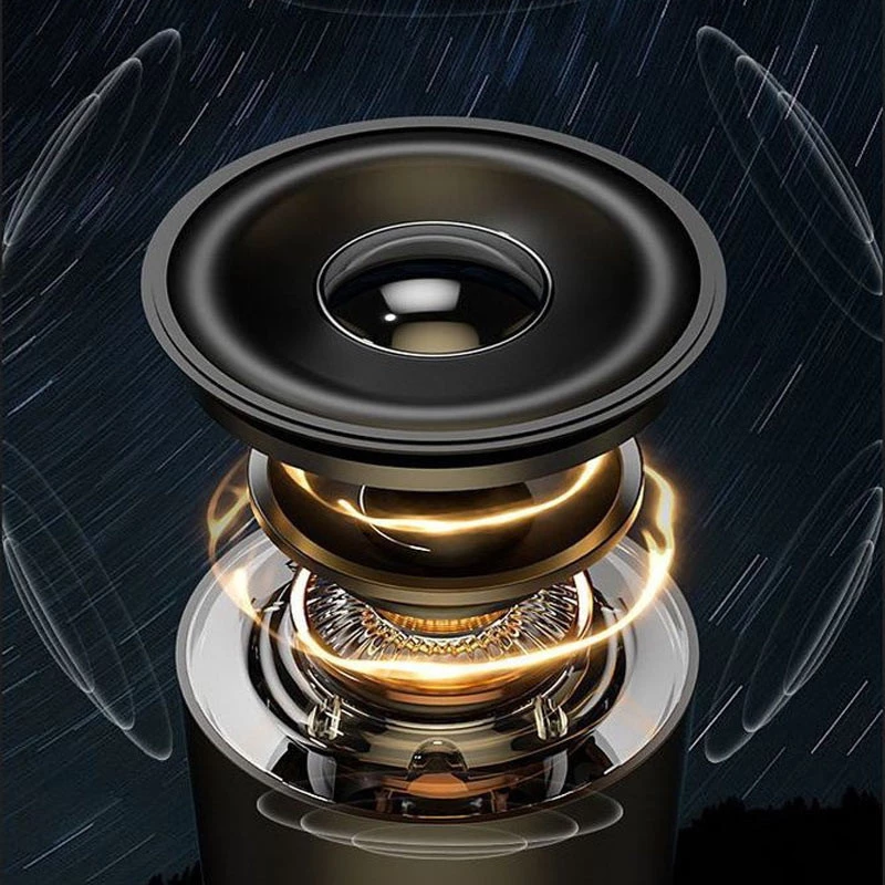 Кемпінговий ліхтар акумуляторний QD08 2in1 + Bluetooth колонка – Biege. Фото 3 з 6