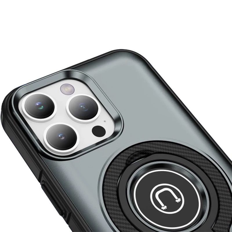 TPU+Textured PC Magnet для Apple iPhone 13 Pro Max (6.7") – Grey. Фото 3 из 5