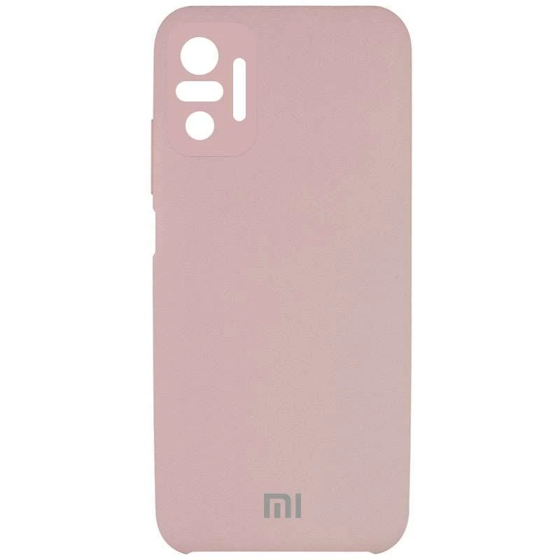 

Чохол Silicone Case Premium з закритим низом та захистом камери на Xiaomi Redmi Note 10 Pro (Рожевий / Pink Sand)